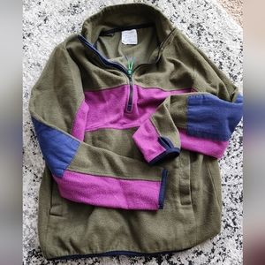 Urban Outfitters Mens Fleece and Cotton 1/2 Zip Pullover Size S